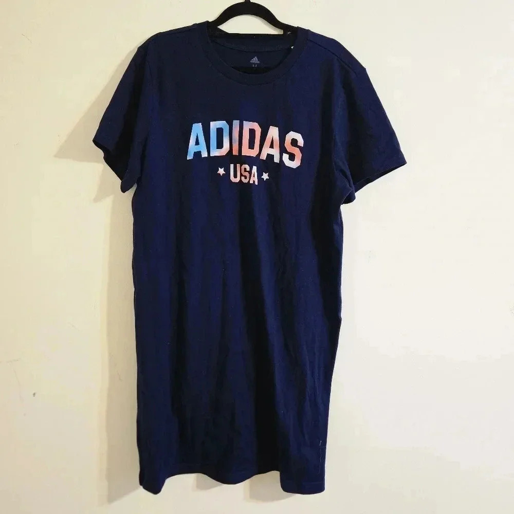 Adidas Tee Shirt Jersey Dress